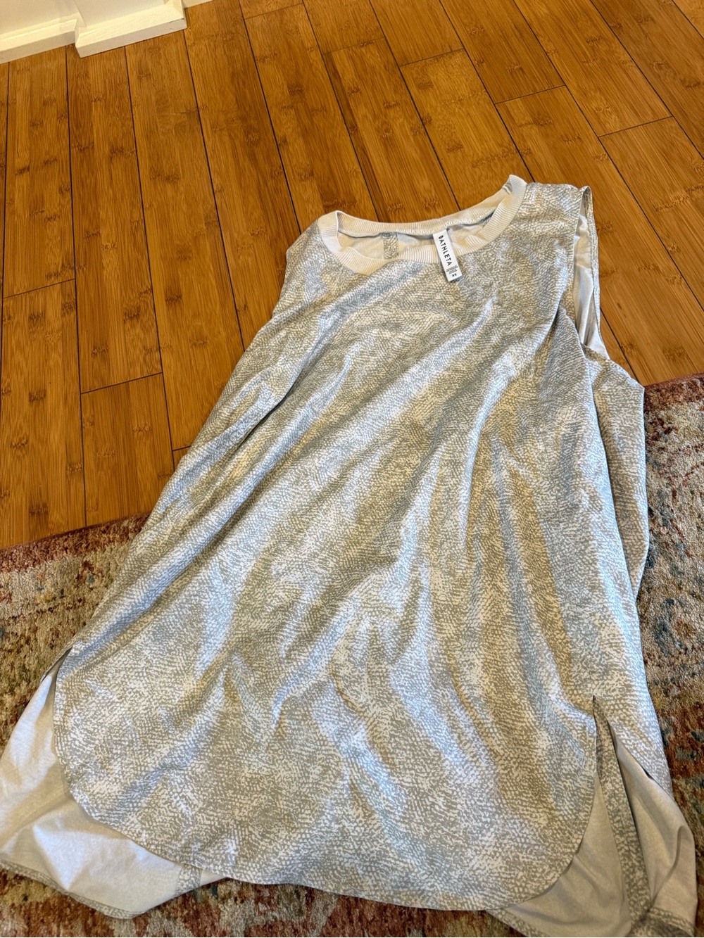 Athleta Black womens Sleeveless Crew Tank